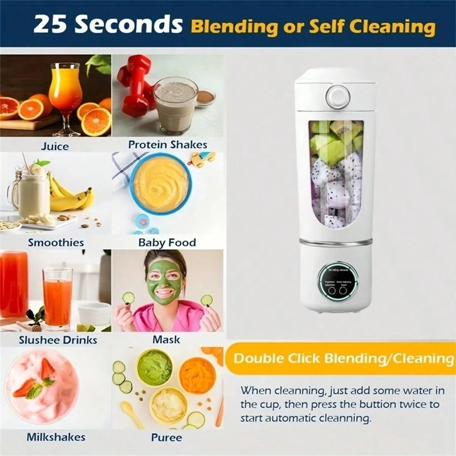 Portable Power Blender for Smoothies, Protein, & Creatine
